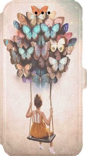 Θήκη Κινητού Book Cover για  Motorola Moto G 3rd gen - Δερματίνη - Airballoon made of Butterflies