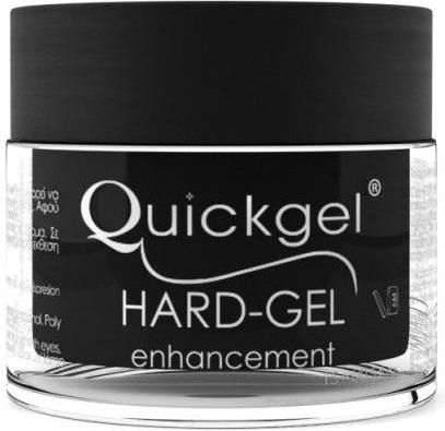 Τζελ Χτυσίματος Νυχιών Quickgel Hard Gel Μονοφασικό Builder Gel UV/LED No 3 15ml Διάφανο