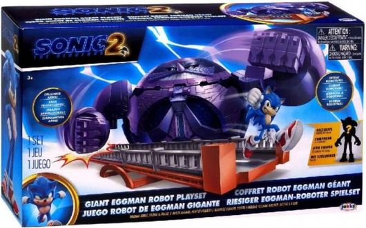Σετ Παιχνίδι Μινιατούρα Jakks Pacific 41273 Sonic Eggman Robot & Super Sonic