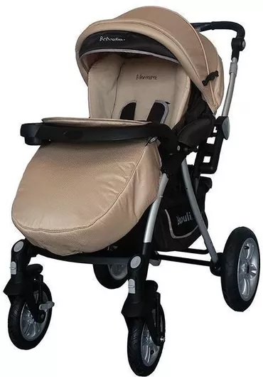Καρότσι Μωρού Beboulino Novara για Νεογέννητο Μπεζ