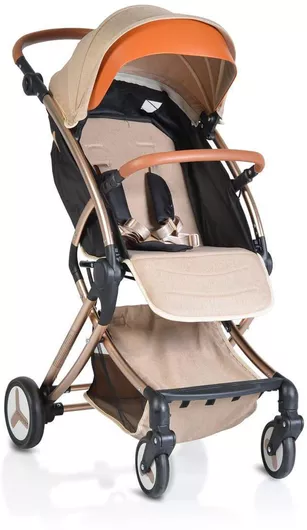 Καρότσι Μωρού Cangaroo Siri για Νεογέννητο Μπεζ