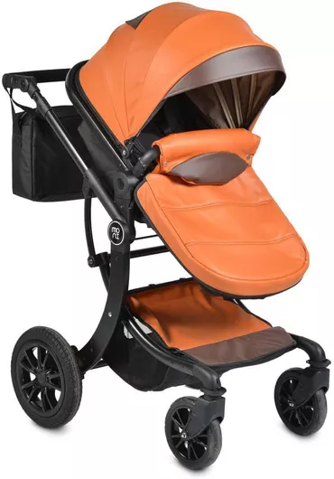 Πολυκαρότσι Μωρού Moni Sofie 2 σε 1 για Νεογέννητο Πορτοκαλί