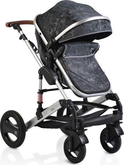 Πολυκαρότσι Μωρού Moni Gala Premium 2 σε 1 για Νεογέννητο Γκρι