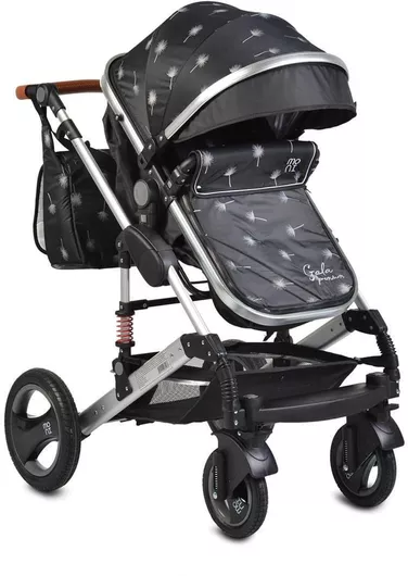 Πολυκαρότσι Μωρού Moni Gala 2 σε 1 για Νεογέννητο Μαύρο