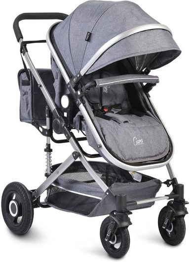 Πολυκαρότσι Μωρού Moni Ciara 3800146235178 2 σε 1 για Νεογέννητο Γκρι