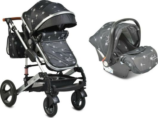 Πολυκαρότσι Μωρού Moni Gala Premium 3 σε 1 για Νεογέννητο Μαύρο