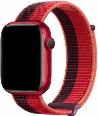 Dux Ducis Sport Λουράκι Υφασμάτινο Κόκκινο Apple Watch 42/44/45mm