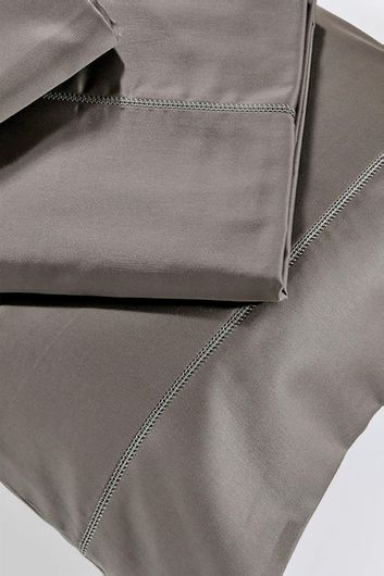 Μαξιλαροθήκες Down Town Home S250 με Φάσα 52x75cm Σετ 2τμχ Anthracite