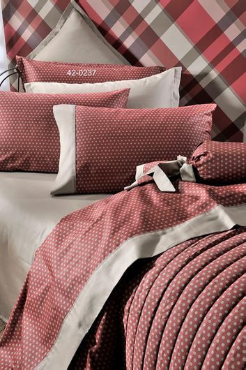 Μαξιλαροθήκες Down Town Home 743 Oxford 52x75cm Σετ 2τμχ Tachara Dots