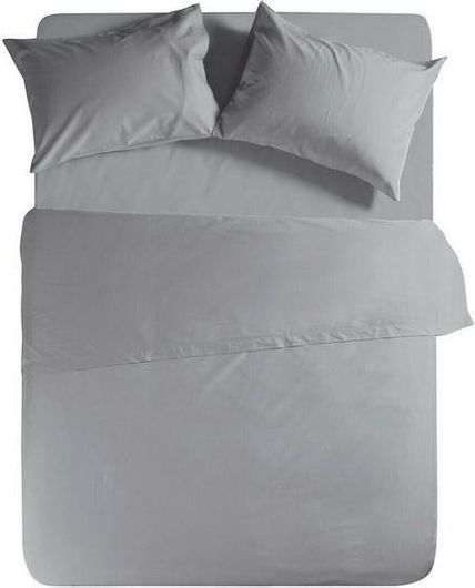 Μαξιλαροθήκες Nef-Nef Basic 726 με Φάσα 52x72cm Σετ 2τμχ Light Grey