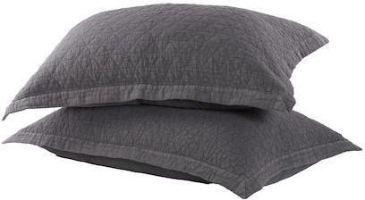 Μαξιλαροθήκες Nef-Nef Palina Oxford 52x72cm Σετ 2τμχ Grey