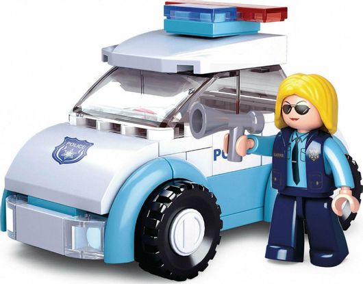 Τουβλάκια Sluban Girl's Dream Police Woman With Police Car 69τμχ για 6+ Ετών