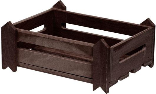 Τελαράκι Σερβιρίσματος 000.120/DK Ξύλινο 23x18x10cm Σκούρο Καφέ