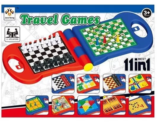 Επιτραπέζιο Παιχνίδι 11 σε 1 για 2-4 Παίκτες 3+ Ετών