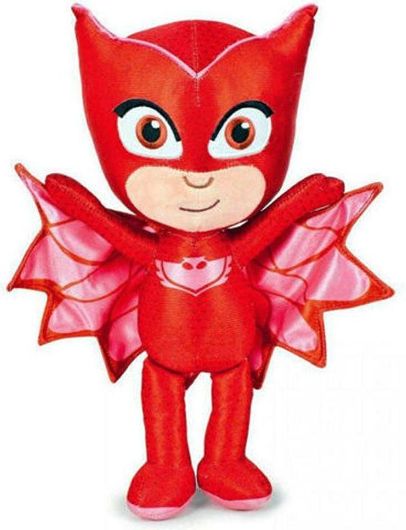 Λούτρινο PJ Masks Πιτζαμοήρωες Owlette Κόκκινο Χρώμα 22cm για 2+ Ετών