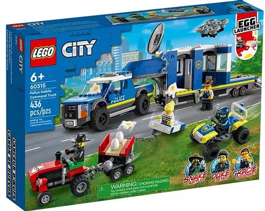 Lego City: Police Mobile Command Truck για 6+ Ετών #60315