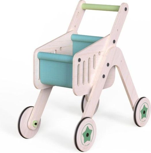 Καρότσι Στράτα Mamatoyz 8683723300613 Trio Shopper Μπεζ