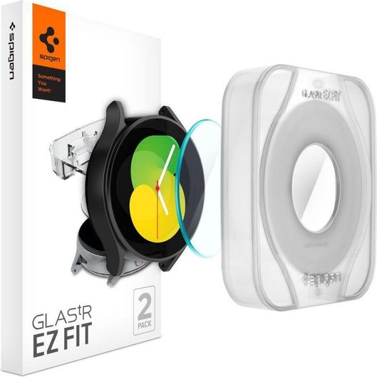 Spigen EZ Fit Tempered Glass για το Galaxy Watch 4 44mm 2τμχ AGL05339