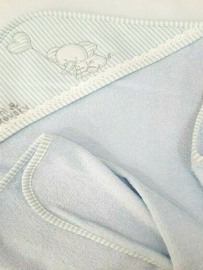 Βρεφική Κάπα Mini Raxevsky με Κουκούλα Μπλε