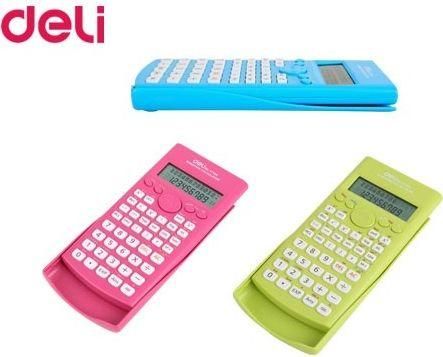 Αριθμομηχανή Deli Μπαταρίας 240 Λειτουργίες 16.5x8.8x2.3cm Τυχαία Επιλογή Χρώματος