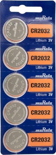 Μπαταρίες Ρολογιών Murata Λιθίου CR2032 3V 5τμχ