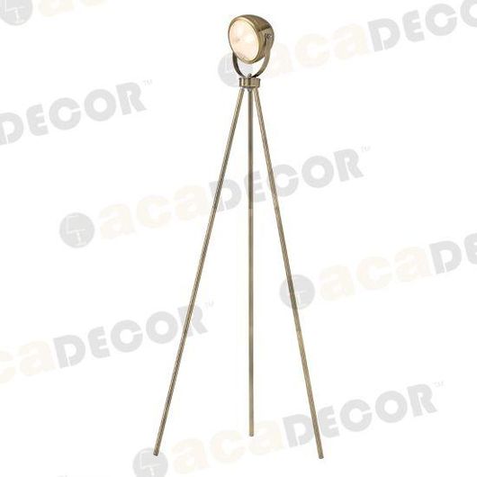 Φωτιστικό Δαπέδου Aca Μοντέρνο με Ντουί για Λαμπτήρα E14 Υ140xΜ50cm Μπρούτζινο