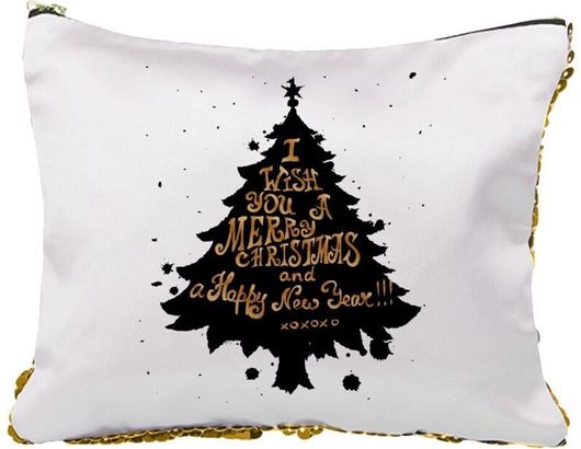 Νεσεσέρ Tree I Wish You A Merry Christmas And A Happy New Year!!! Xoxoxo με Πούλιες Χρυσό