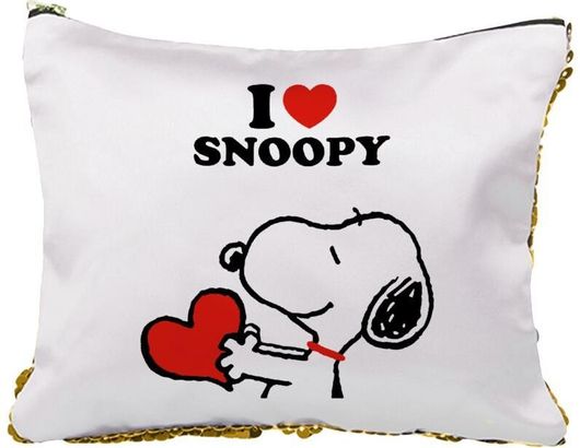 Νεσεσέρ I Love Snoopy με Πούλιες Χρυσό