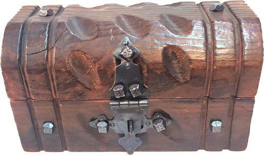 Kουτί Kασελάκι KK8340 Mασίφ Ξύλινο 18x10x9