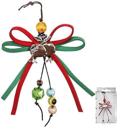 Γούρι για το Σπίτι XMASfest Κρεμαστό Ρόδι Μεταλλικό Πολύχρωμο