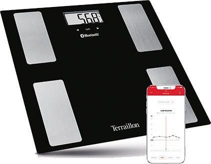 Ζυγαριά Terraillon Web Coach Move Bluetooth Smart με Λιπομετρητή & Bluetooth Μαύρο