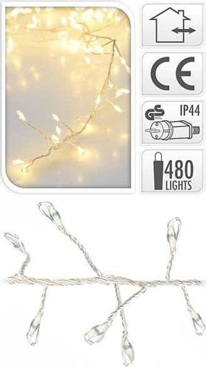 48 Λαμπάκια LED 5μ Φυσικό Λευκό σε Σειρά JK Home Decoration