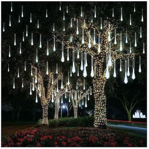 Διακοσμητικός Φωτισμός LED Βροχή - Λευκό Ψυχρό