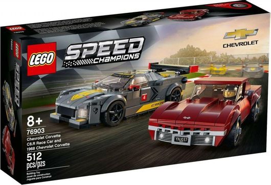 Lego Speed Champions: Chevrolet Corvette C8.R Race Car and 1968 Chevrolet Corvette για 8+ Ετών #76903