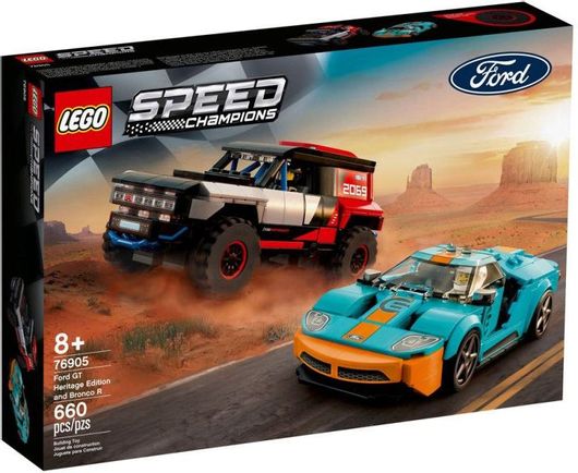 Lego Speed Champions: Ford GT Heritage Edition and Bronco R για 8+ Ετών