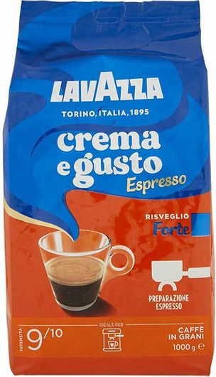 Καφές Lavazza Espresso Crema e Gusto Forte Blend σε Κόκκους 1000gr