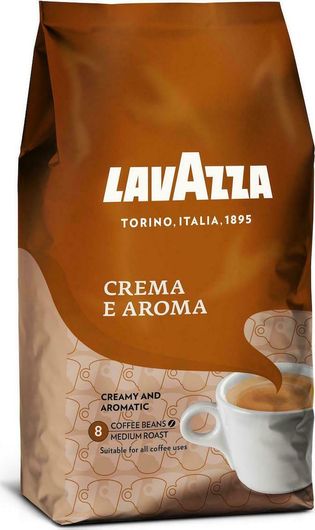 Καφές Lavazza Espresso Crema E Aroma Brown Blend σε Κόκκους 1000gr