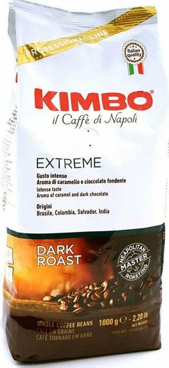 Καφές Kimbo Espresso Extreme Blend σε Κόκκους 1000gr