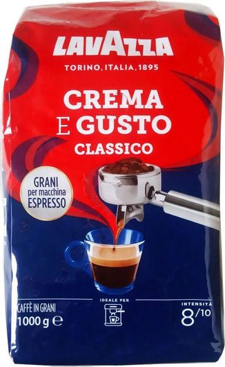 Καφές Lavazza Espresso Crema e Gusto Blend σε Κόκκους 1000gr