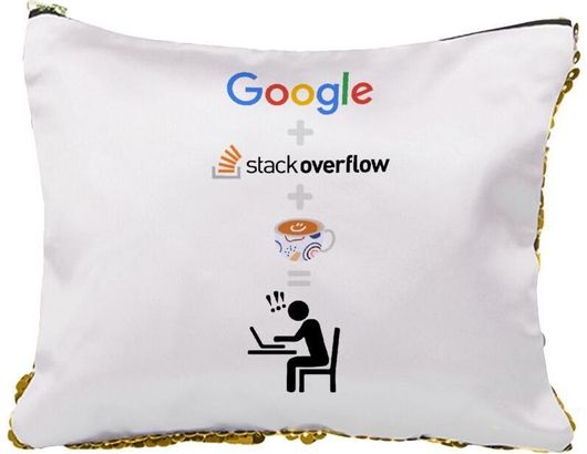 Νεσεσέρ Google + Stack Overflow + Coffee με Πούλιες Χρυσό