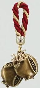 Γούρι Marhome Ρόδι με Κορδόνι 11cm