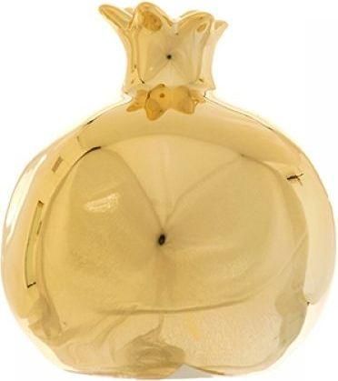 Διακοσμητικό Ρόδι Iliadis Επιτραπέζιο Κεραμικό 12cm Χρυσό