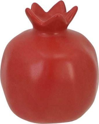 Διακοσμητικό Ρόδι MarHome Επιτραπέζιο Κεραμικό 9x10cm Κόκκινο