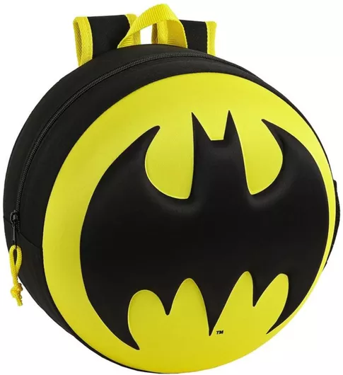 Σχολική Τσάντα Πλάτης Νηπίου Safta Batman Κίτρινο