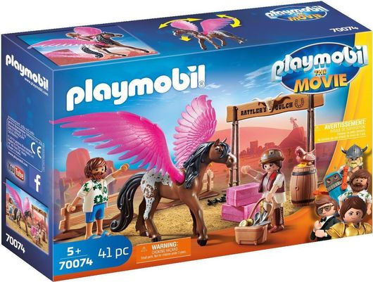 Playmobil The Movie Marla and Del with Flying Horse για 5+ Ετών #70074