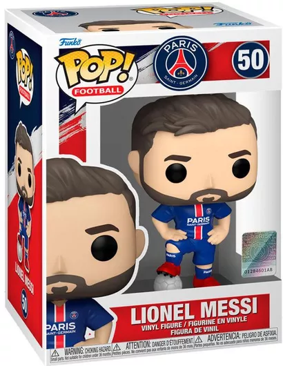Funko Pop! Football: Paris Saint Germain - Lionel Messi 50