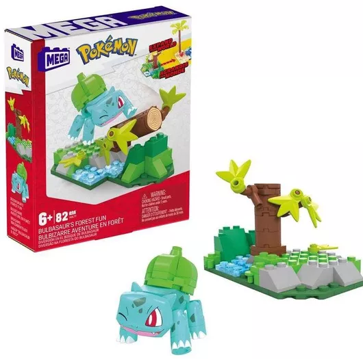 Τουβλάκια Mega Bloks Bulbasaur Forest Fun 82τμχ για 6+ Ετών