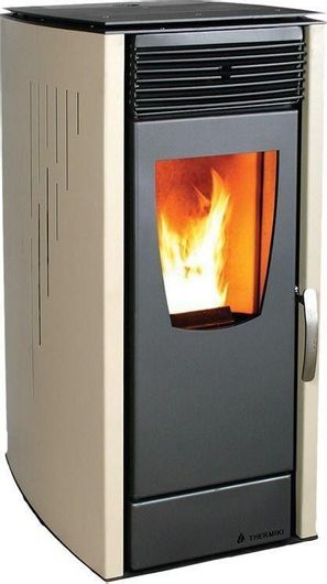 Σομπα Pellet Thermiki Aero 12 Αερόθερμη 12kW Μπεζ