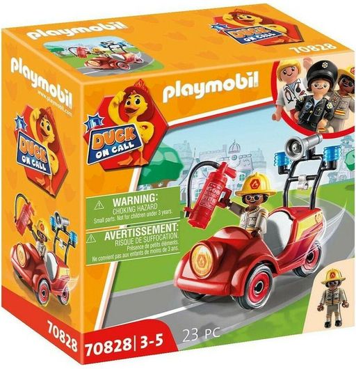 Playmobil Duck On Call Mini Όχημα Πυροσβεστικής για 3+ Ετών #70828