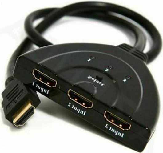 HDMI Switch Cablexpert 3xHDMI female Mαύρο